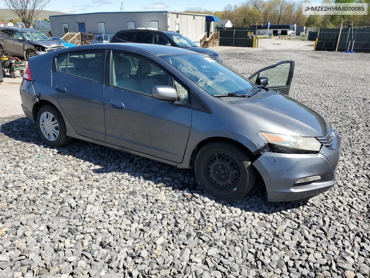 2010 Honda Insight Lx VIN: JHMZE2H59AS000085 Lot: 54932975