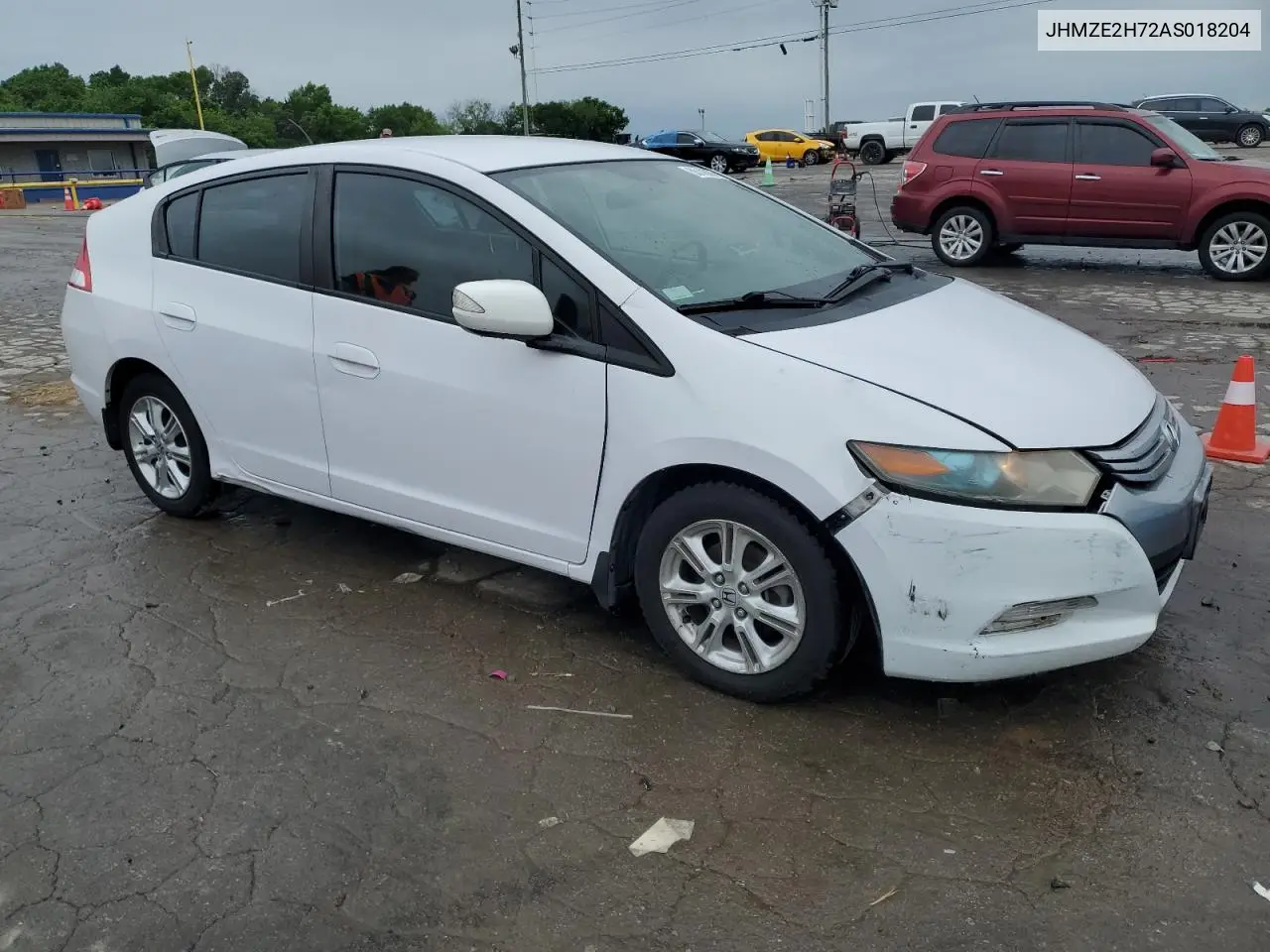 2010 Honda Insight Ex VIN: JHMZE2H72AS018204 Lot: 55145675