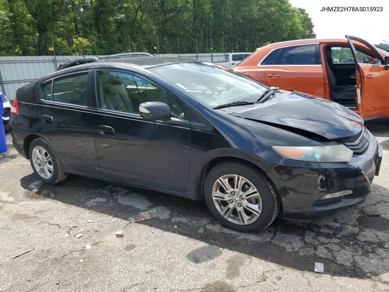 2010 Honda Insight Ex VIN: JHMZE2H78AS015923 Lot: 55910215