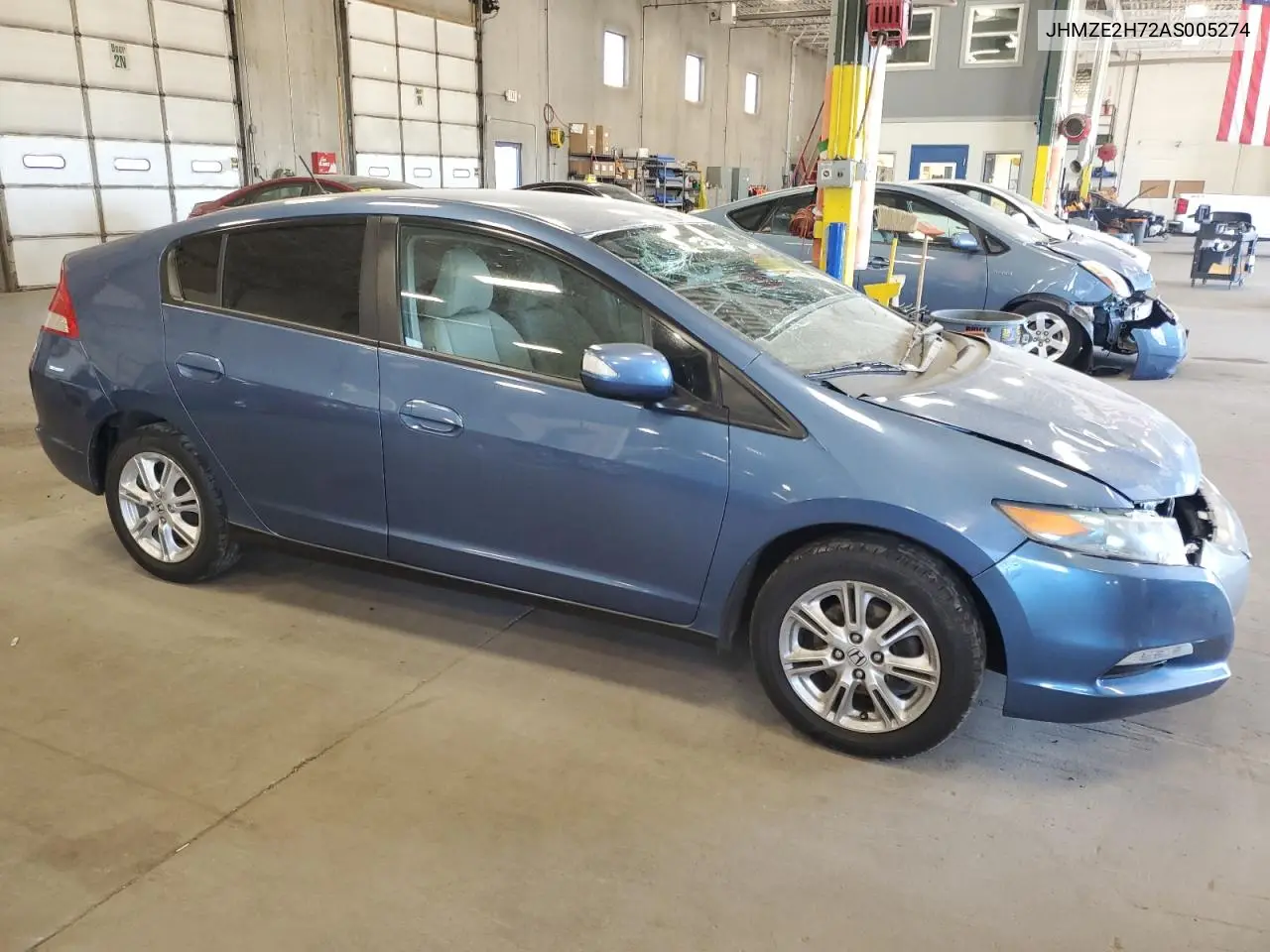 2010 Honda Insight Ex VIN: JHMZE2H72AS005274 Lot: 56625495