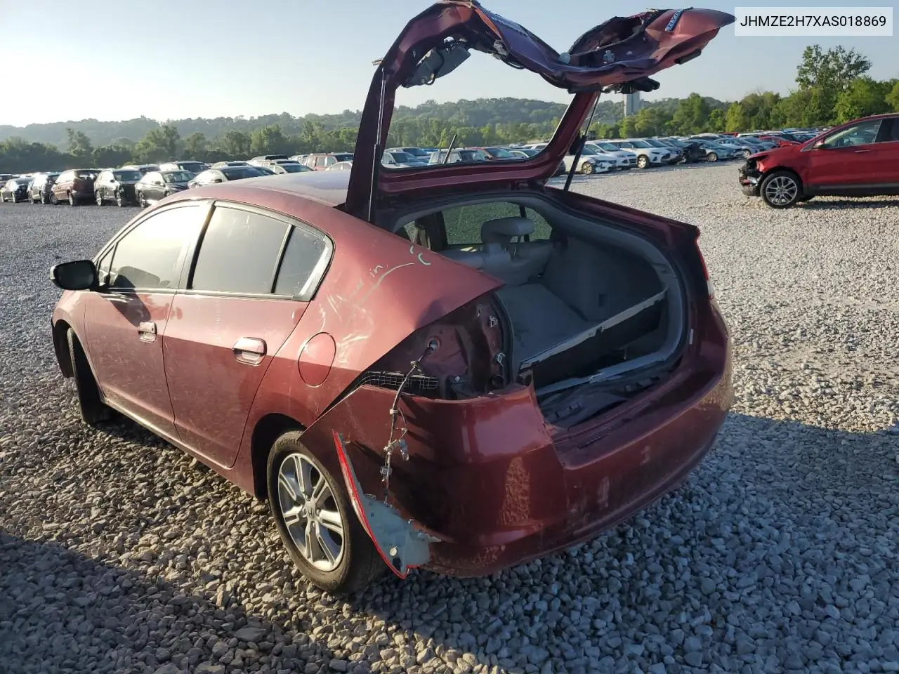 2010 Honda Insight Ex VIN: JHMZE2H7XAS018869 Lot: 61204185