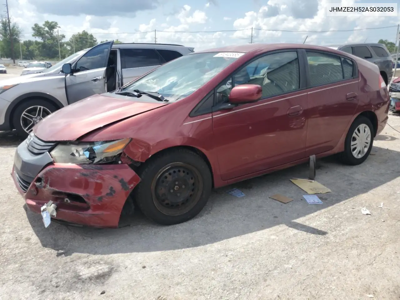 2010 Honda Insight Lx VIN: JHMZE2H52AS032053 Lot: 61343585