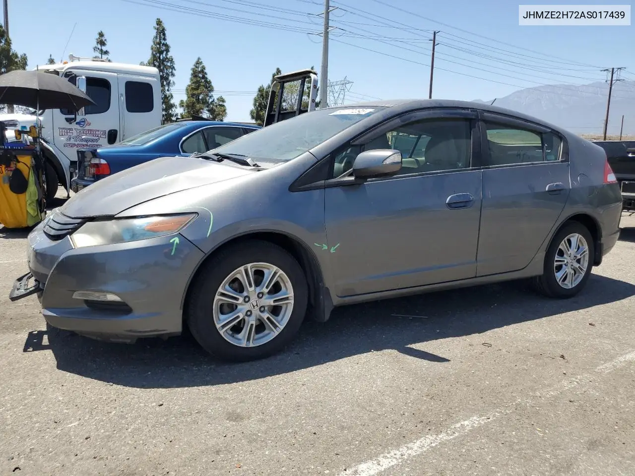 2010 Honda Insight Ex VIN: JHMZE2H72AS017439 Lot: 61777295