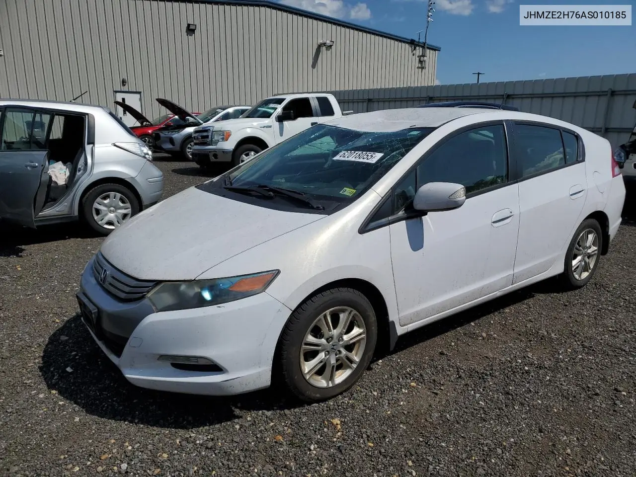 2010 Honda Insight Ex VIN: JHMZE2H76AS010185 Lot: 62018055
