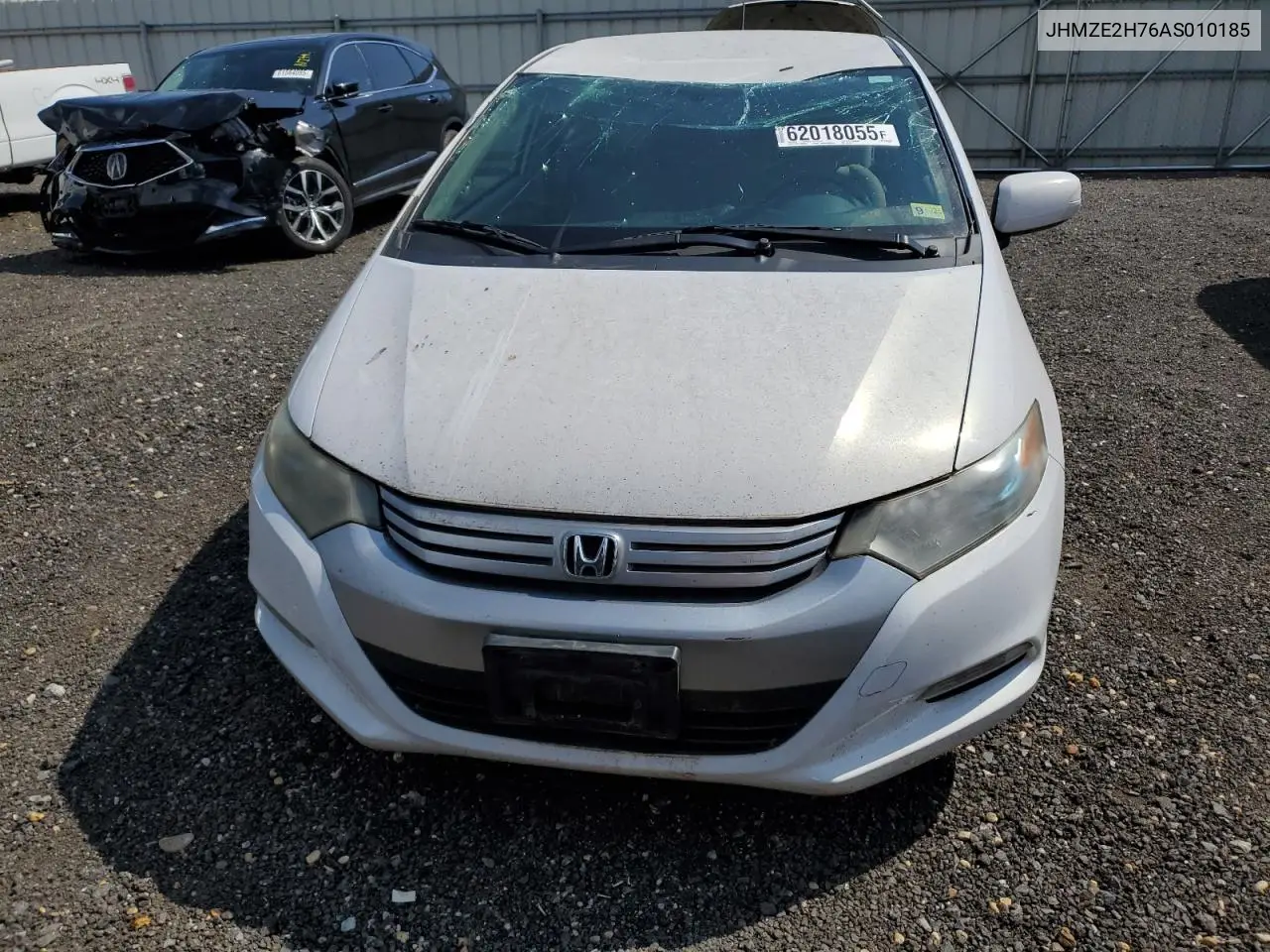 2010 Honda Insight Ex VIN: JHMZE2H76AS010185 Lot: 62018055