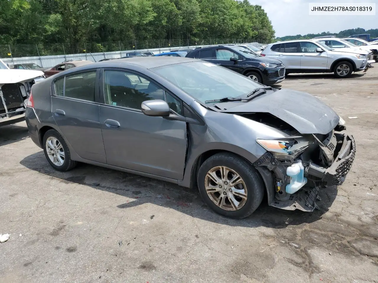 2010 Honda Insight Ex VIN: JHMZE2H78AS018319 Lot: 62223015