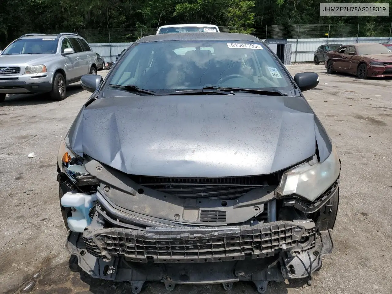 2010 Honda Insight Ex VIN: JHMZE2H78AS018319 Lot: 62223015
