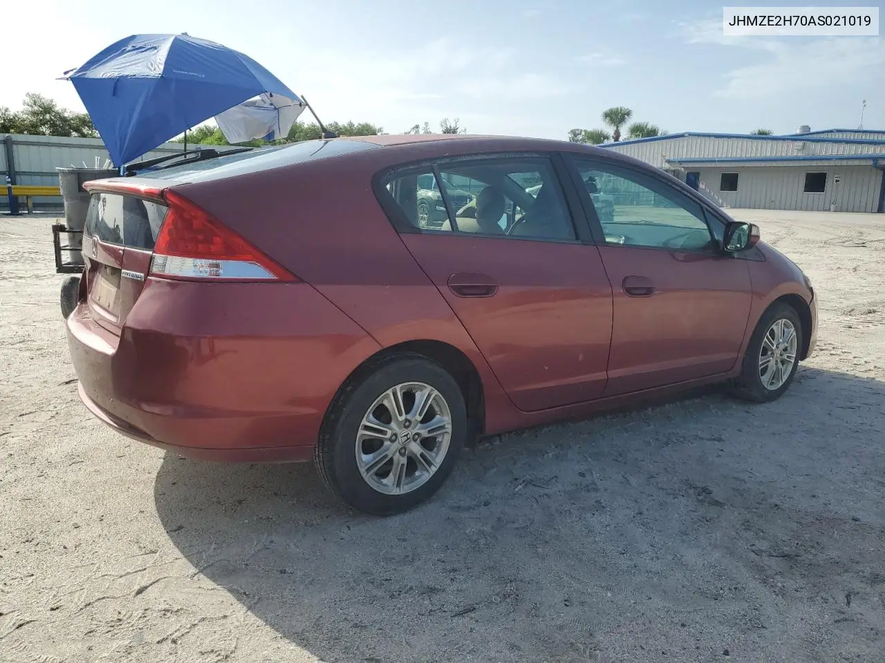 2010 Honda Insight Ex VIN: JHMZE2H70AS021019 Lot: 62894815