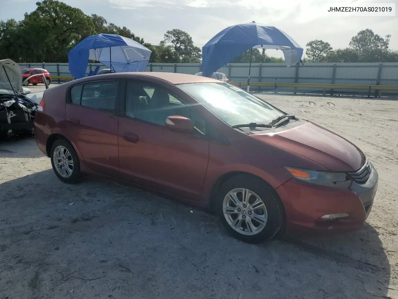 2010 Honda Insight Ex VIN: JHMZE2H70AS021019 Lot: 62894815