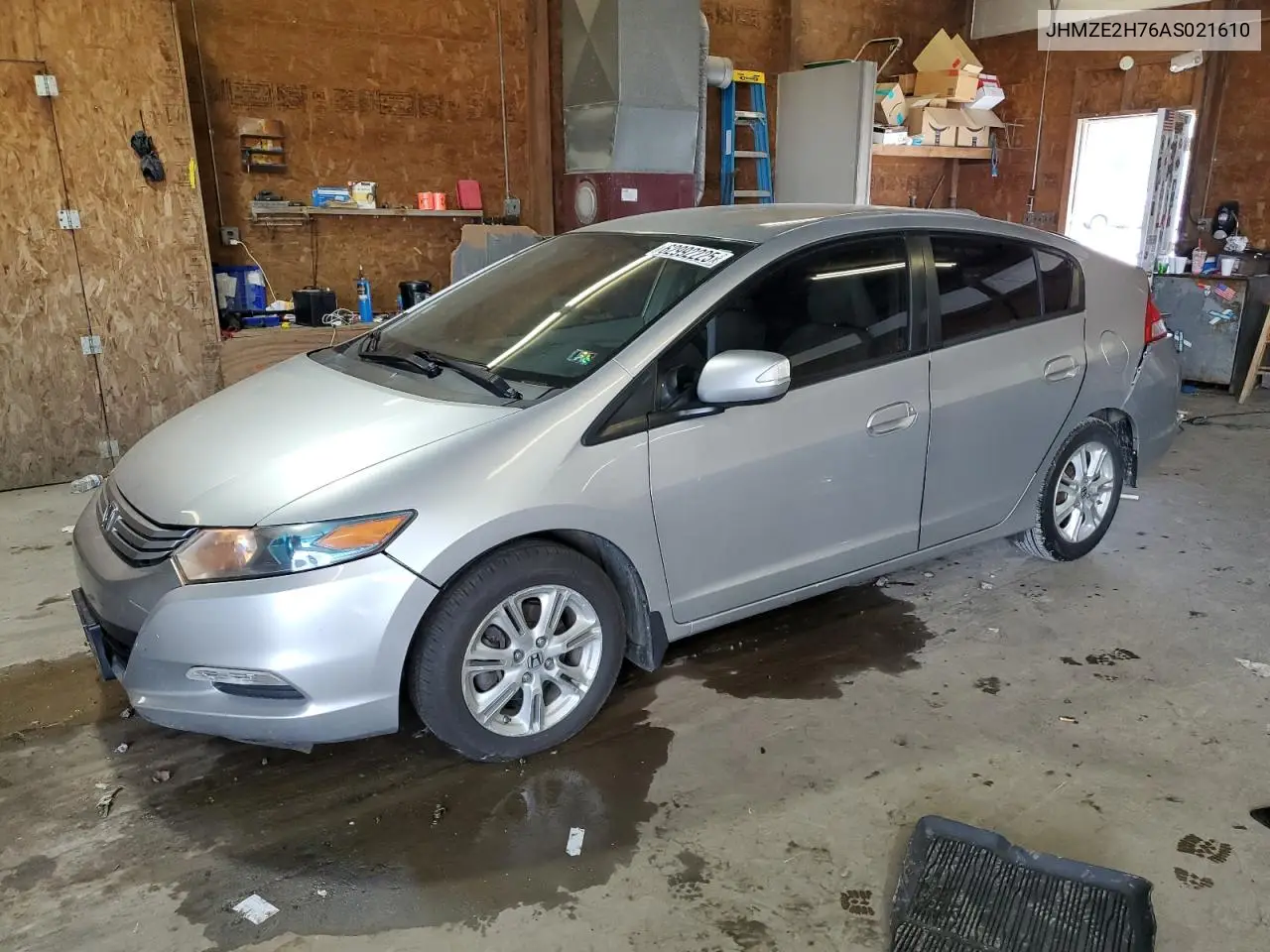 2010 Honda Insight Ex VIN: JHMZE2H76AS021610 Lot: 62992225