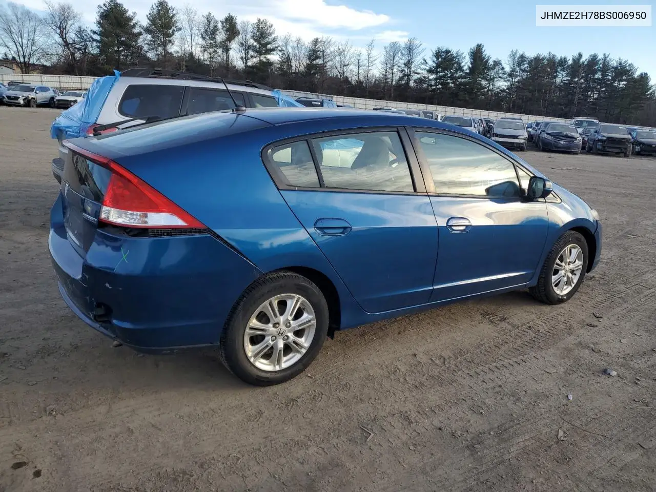 2011 Honda Insight Ex VIN: JHMZE2H78BS006950 Lot: 45938965