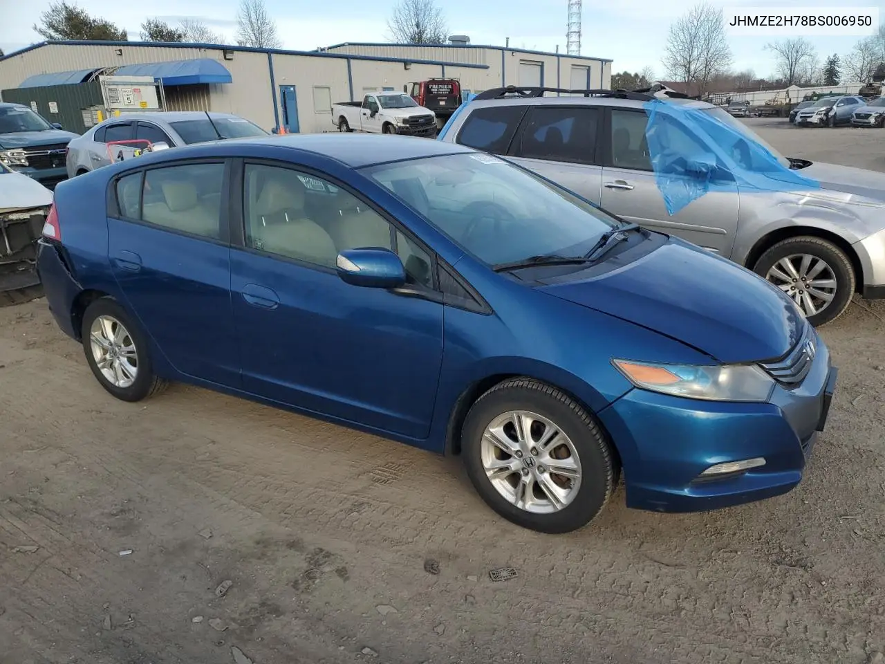 2011 Honda Insight Ex VIN: JHMZE2H78BS006950 Lot: 45938965