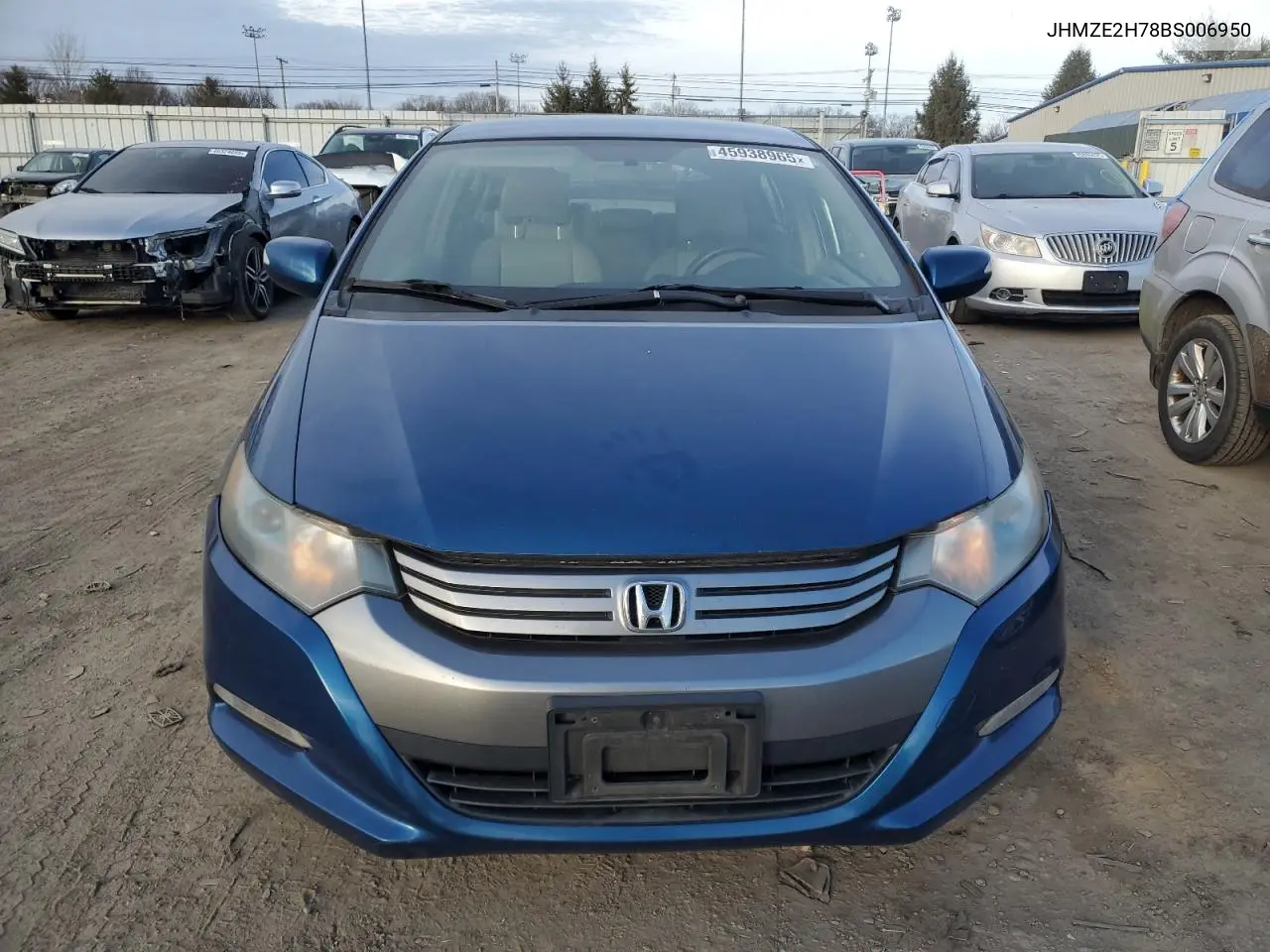 2011 Honda Insight Ex VIN: JHMZE2H78BS006950 Lot: 45938965