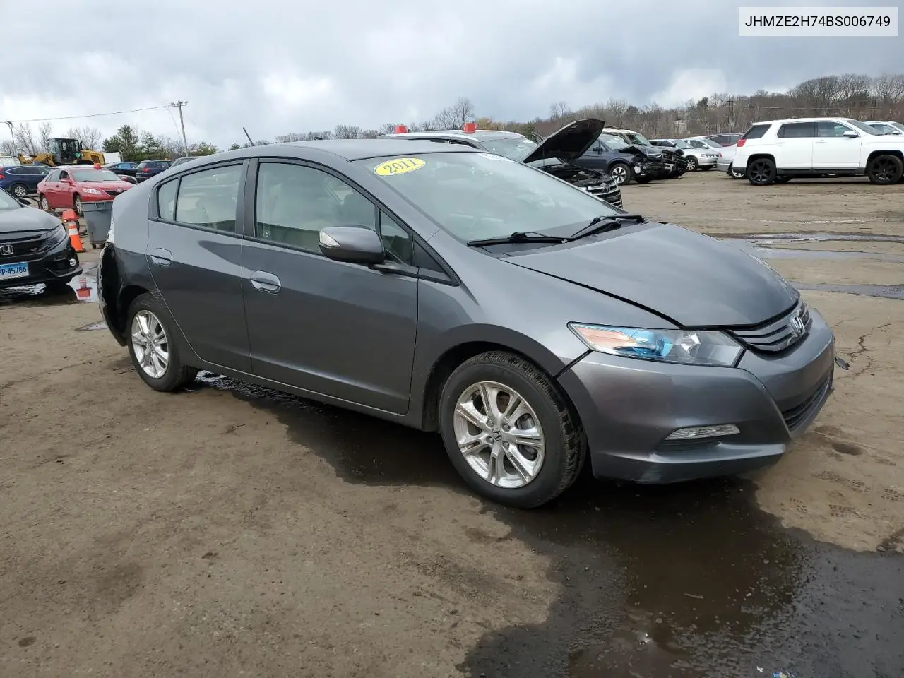 2011 Honda Insight Ex VIN: JHMZE2H74BS006749 Lot: 50892785