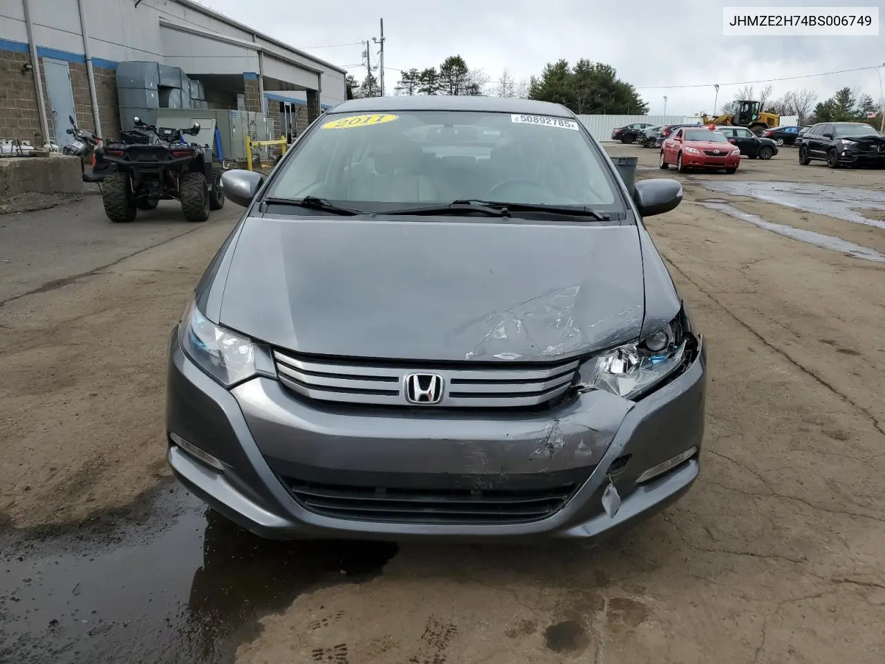 2011 Honda Insight Ex VIN: JHMZE2H74BS006749 Lot: 50892785