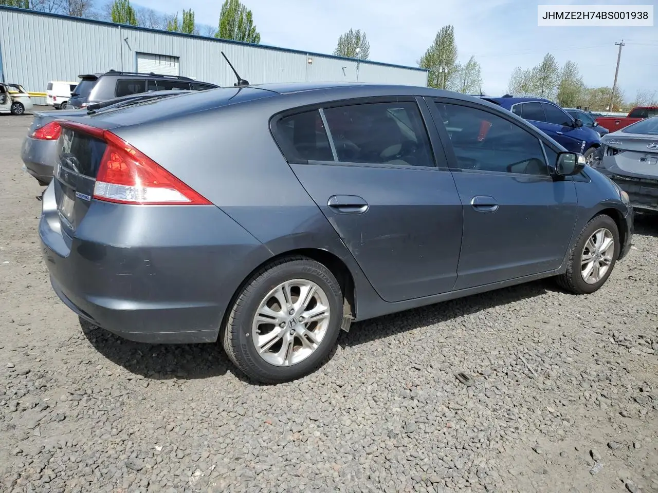 2011 Honda Insight Ex VIN: JHMZE2H74BS001938 Lot: 52798715