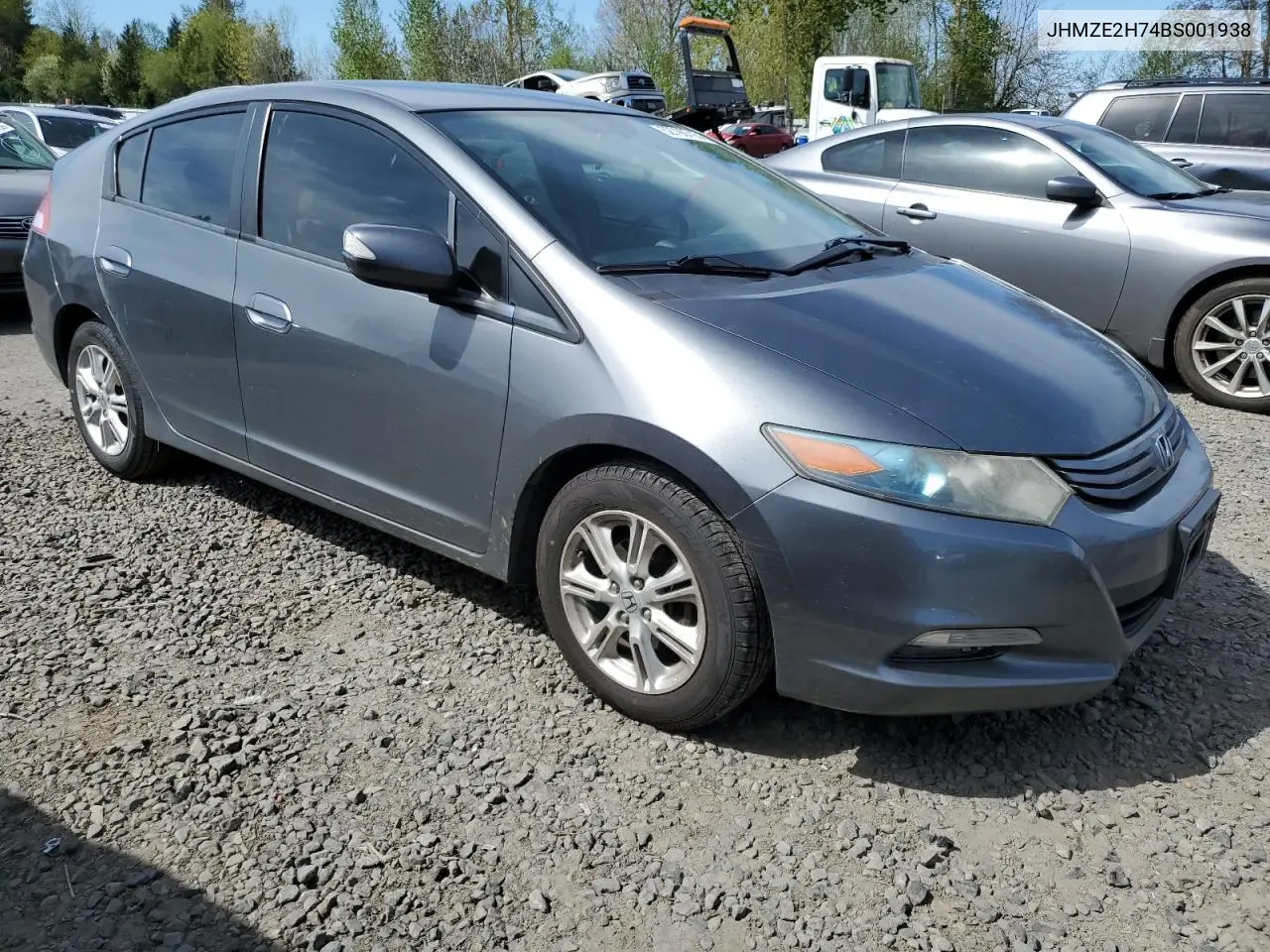 2011 Honda Insight Ex VIN: JHMZE2H74BS001938 Lot: 52798715