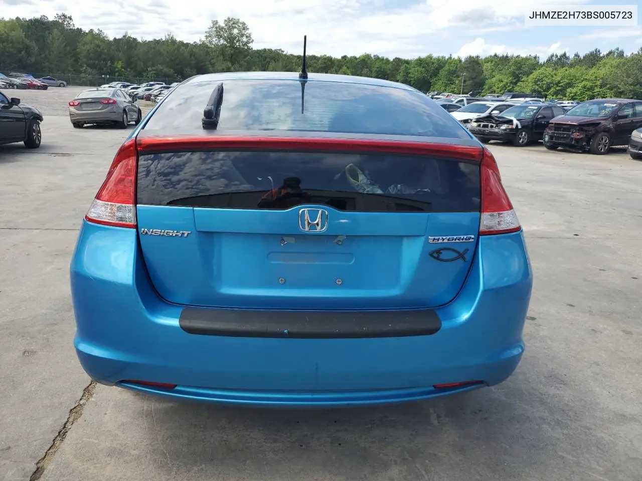 2011 Honda Insight Ex VIN: JHMZE2H73BS005723 Lot: 55420735