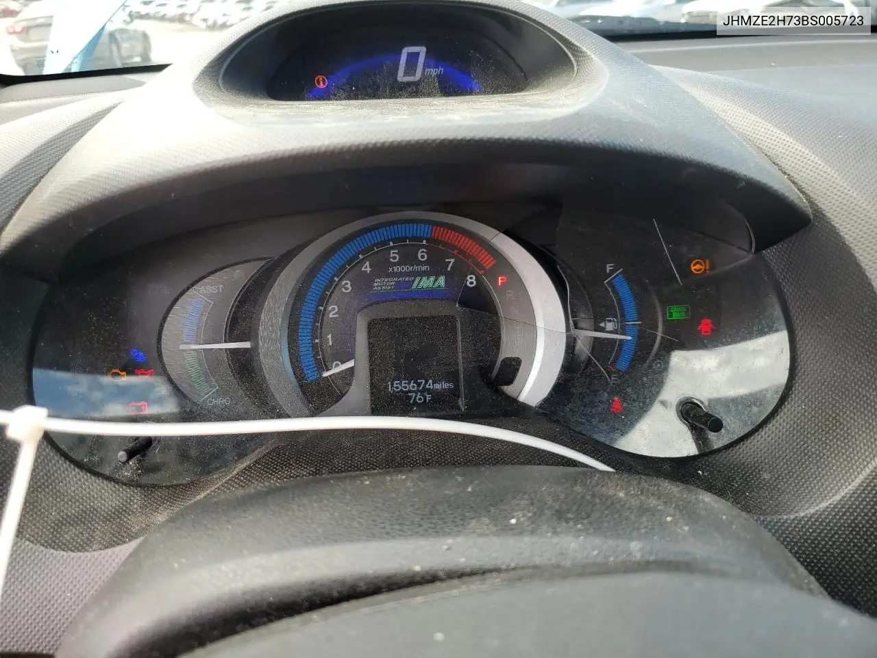 2011 Honda Insight Ex VIN: JHMZE2H73BS005723 Lot: 55420735
