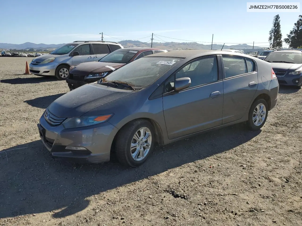 2011 Honda Insight Ex VIN: JHMZE2H77BS008236 Lot: 55772545