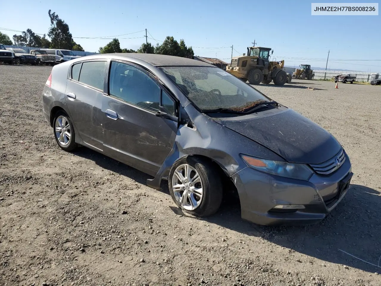 2011 Honda Insight Ex VIN: JHMZE2H77BS008236 Lot: 55772545