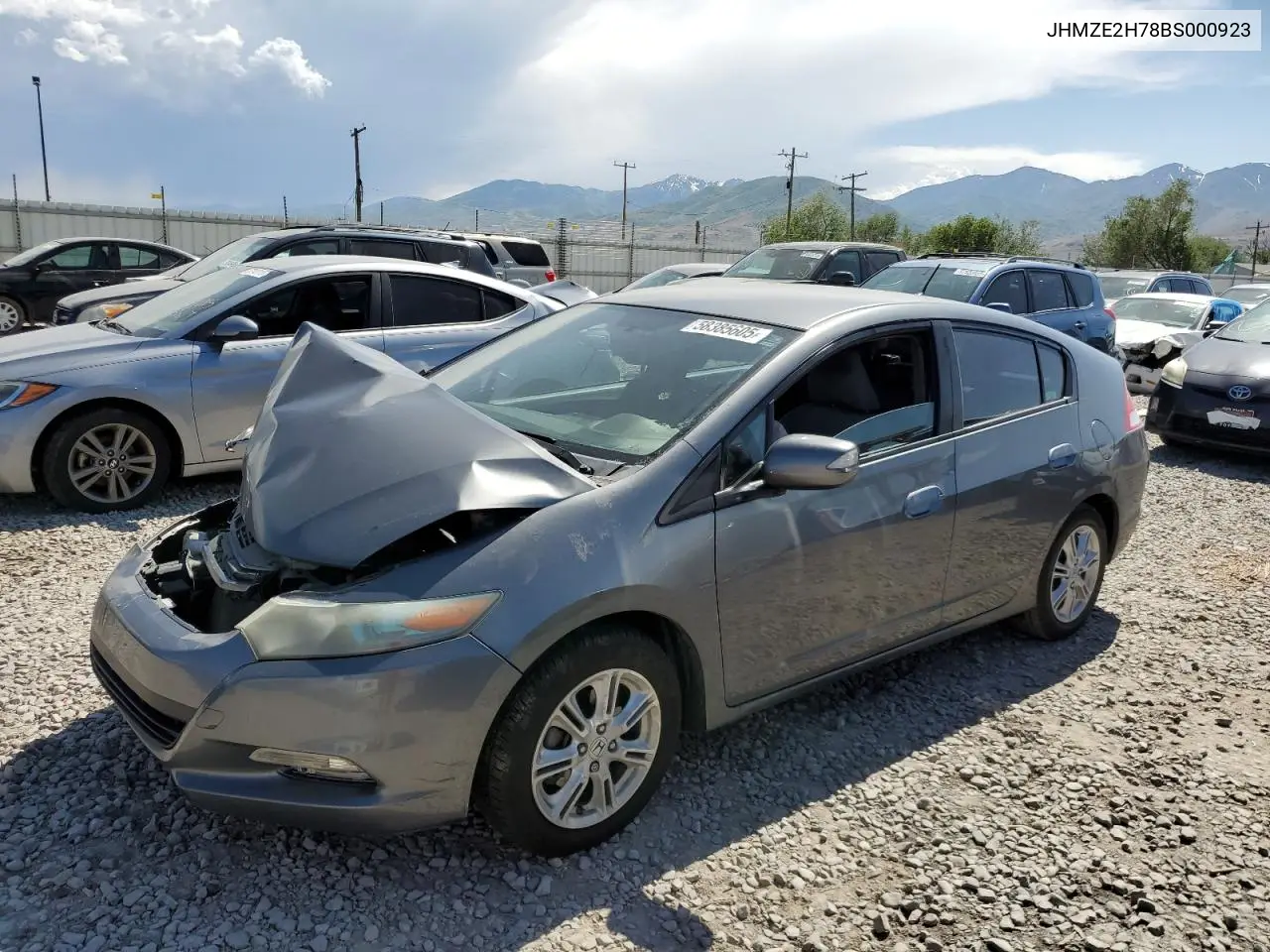 2011 Honda Insight Ex VIN: JHMZE2H78BS000923 Lot: 58385605