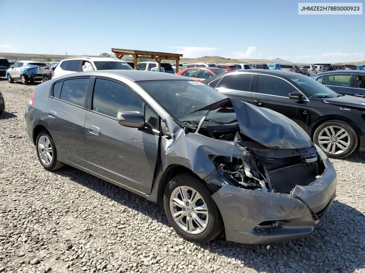 2011 Honda Insight Ex VIN: JHMZE2H78BS000923 Lot: 58385605