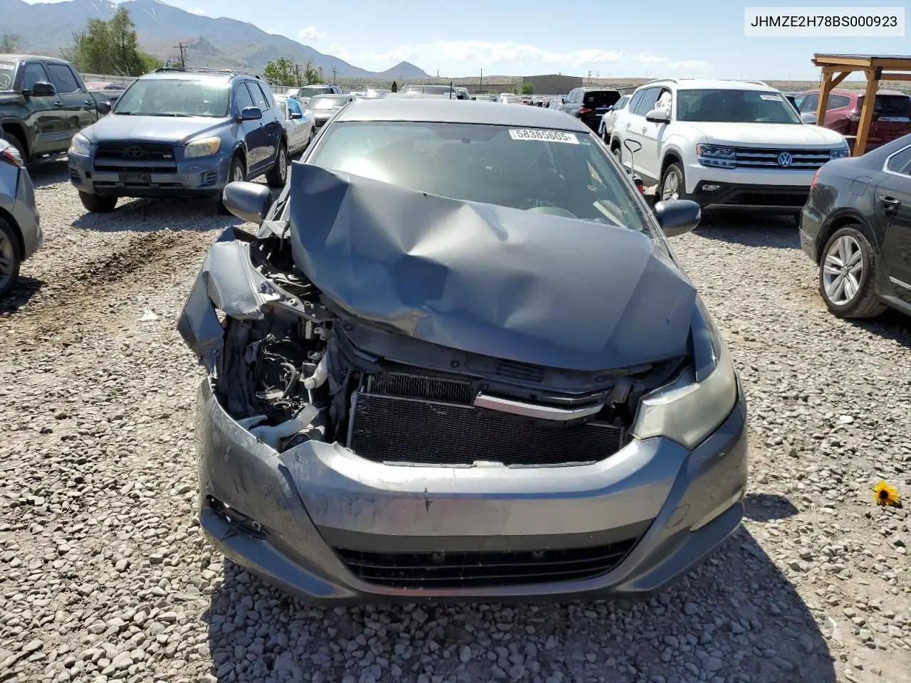 2011 Honda Insight Ex VIN: JHMZE2H78BS000923 Lot: 58385605
