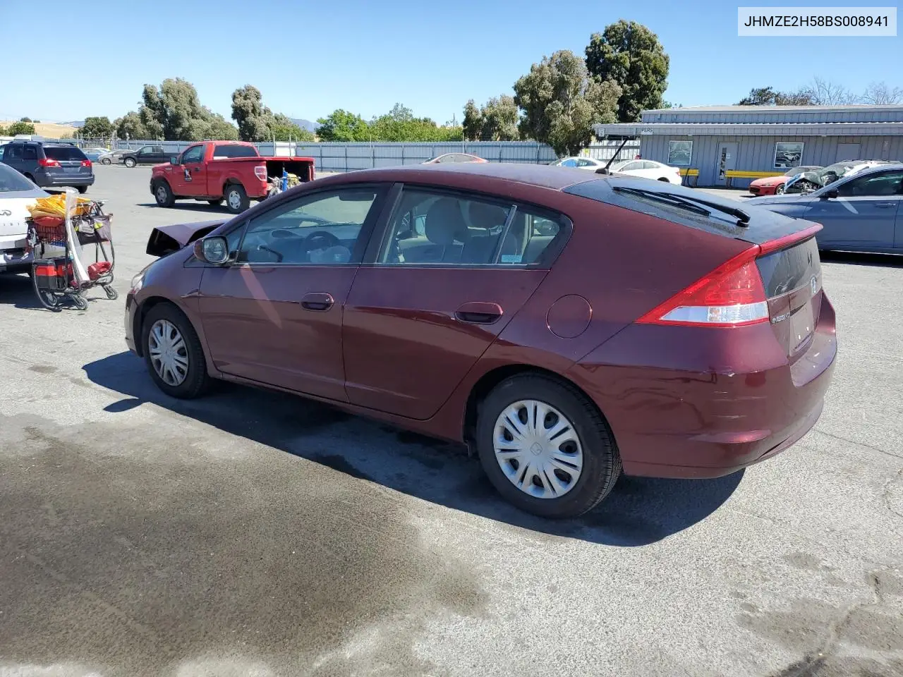 2011 Honda Insight Lx VIN: JHMZE2H58BS008941 Lot: 60866935