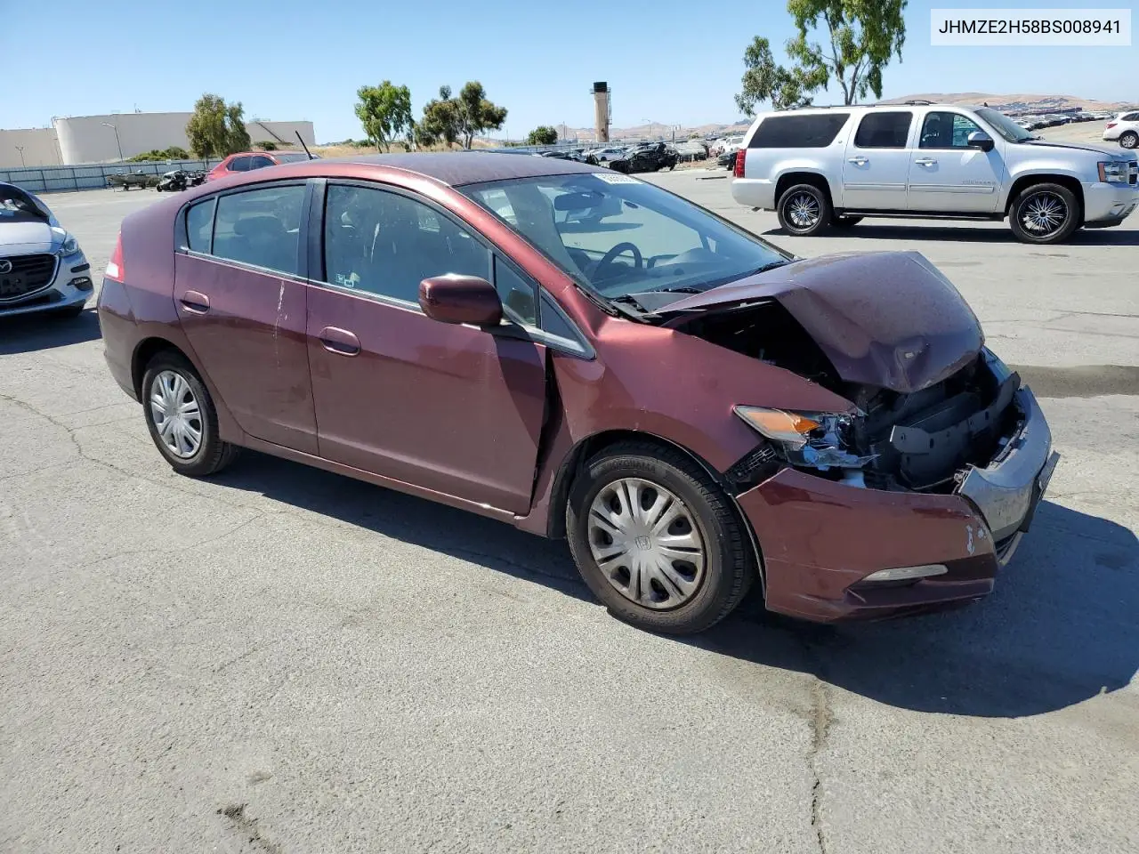 2011 Honda Insight Lx VIN: JHMZE2H58BS008941 Lot: 60866935