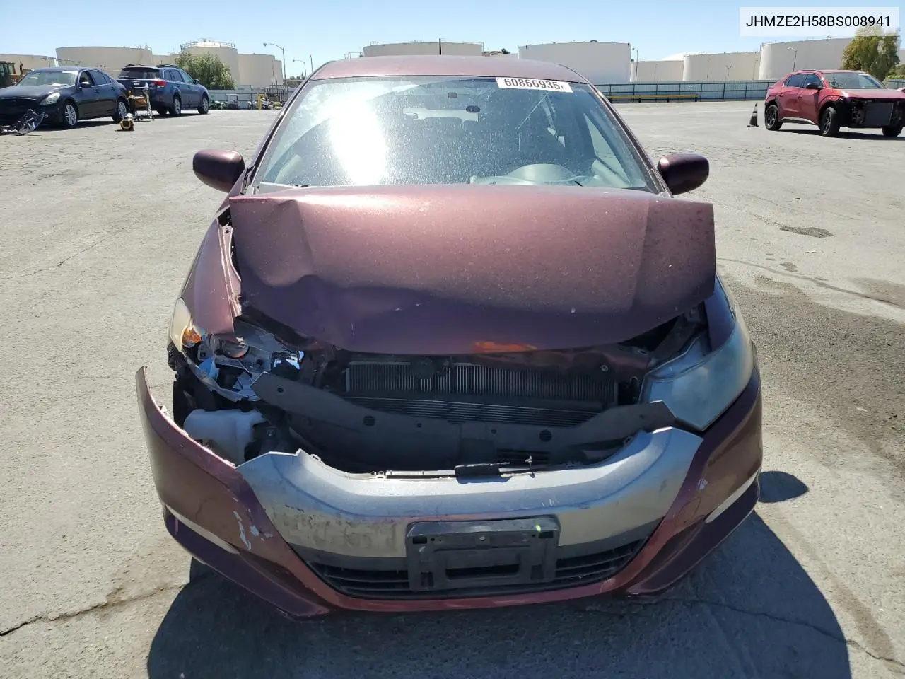 2011 Honda Insight Lx VIN: JHMZE2H58BS008941 Lot: 60866935