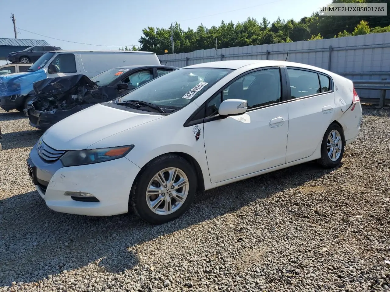 2011 Honda Insight Ex VIN: JHMZE2H7XBS001765 Lot: 62264925