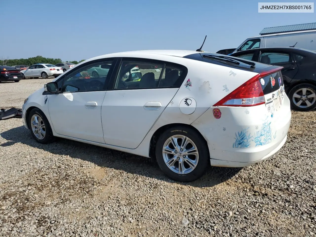 2011 Honda Insight Ex VIN: JHMZE2H7XBS001765 Lot: 62264925