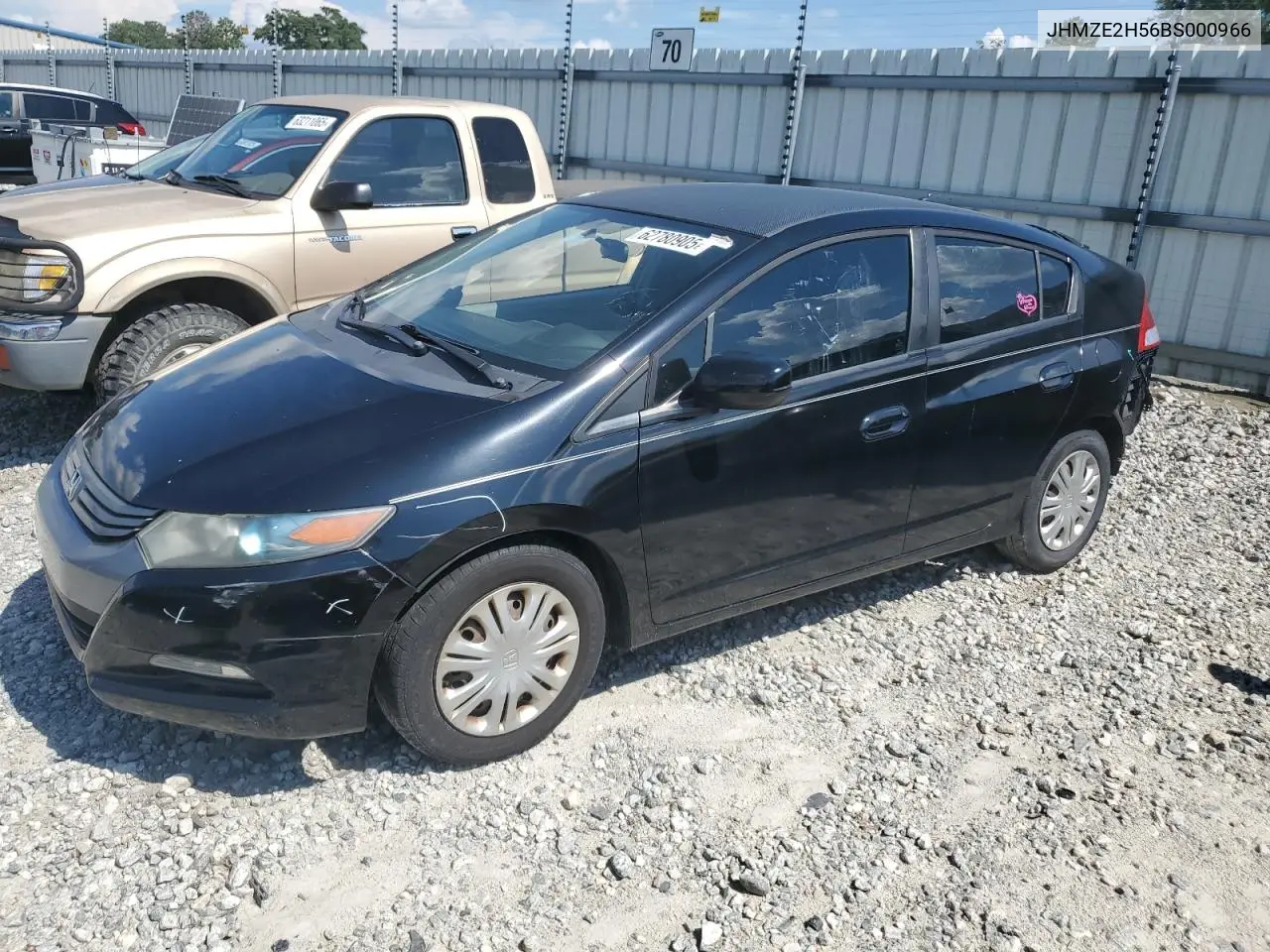 2011 Honda Insight Lx VIN: JHMZE2H56BS000966 Lot: 62780905
