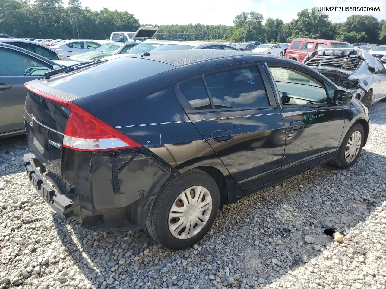 2011 Honda Insight Lx VIN: JHMZE2H56BS000966 Lot: 62780905