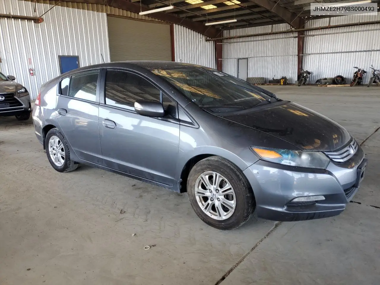 2011 Honda Insight Ex VIN: JHMZE2H79BS000493 Lot: 63118495