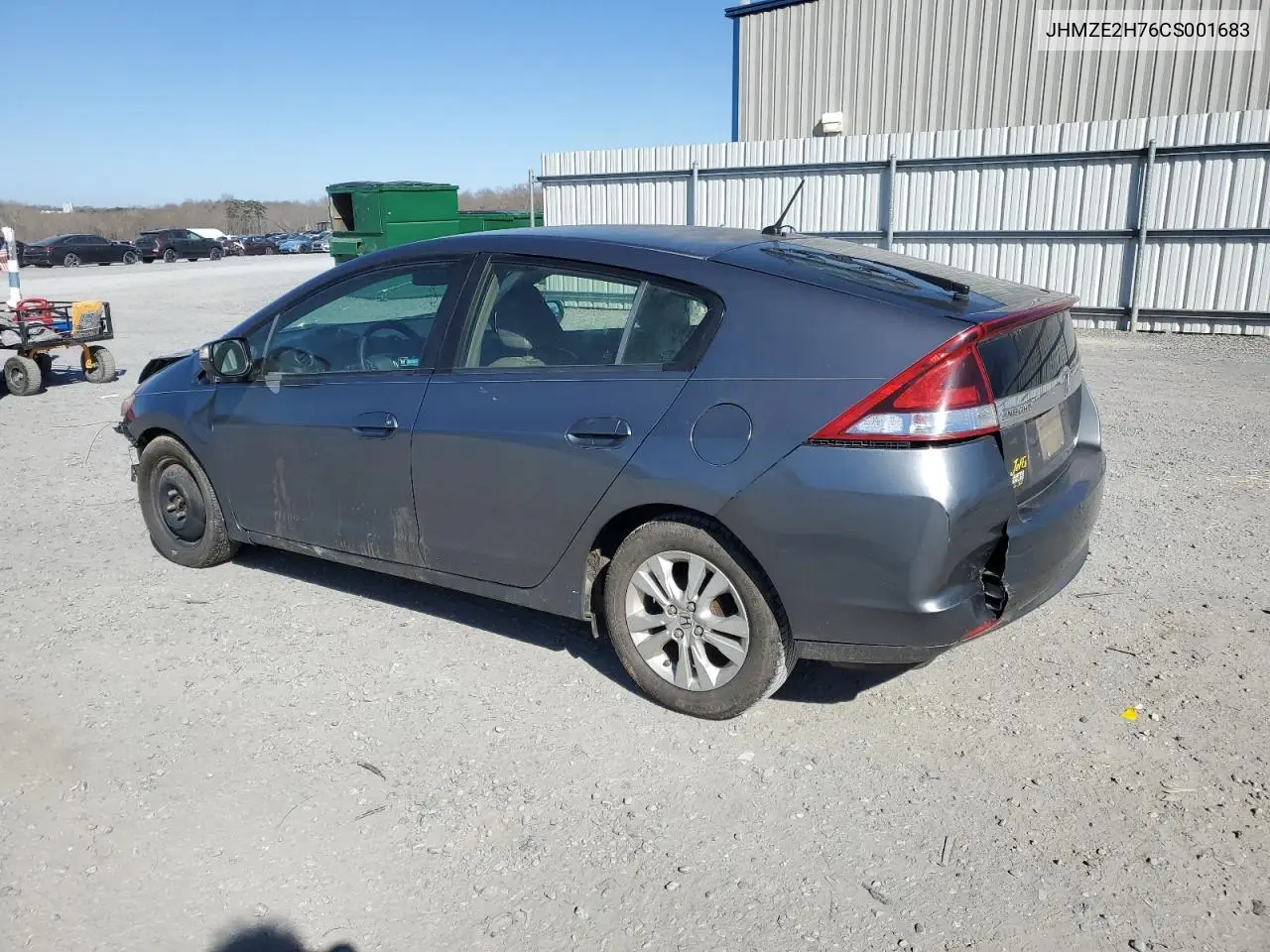 2012 Honda Insight Ex VIN: JHMZE2H76CS001683 Lot: 49061885