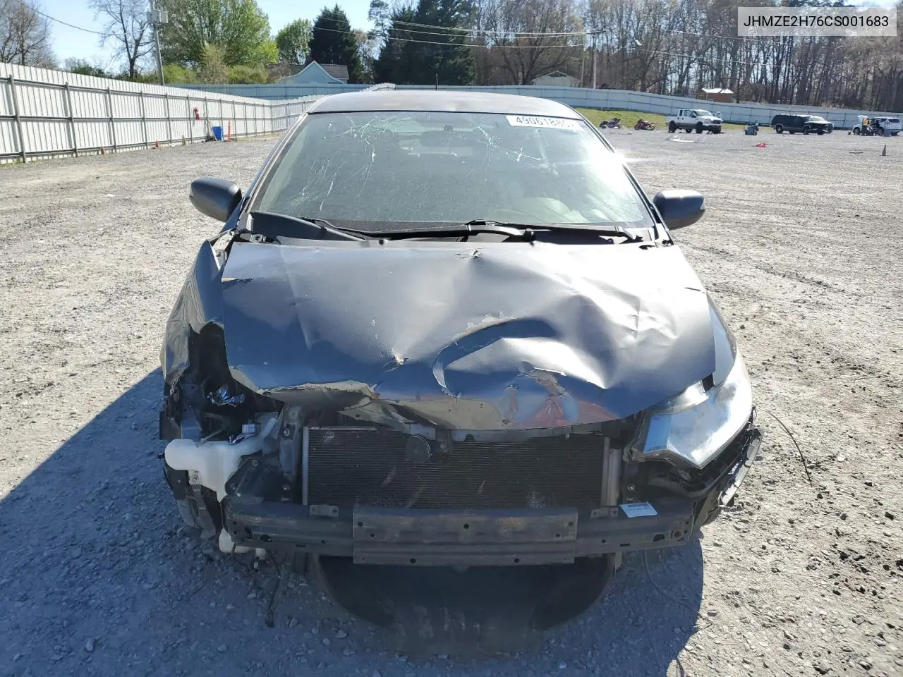 2012 Honda Insight Ex VIN: JHMZE2H76CS001683 Lot: 49061885