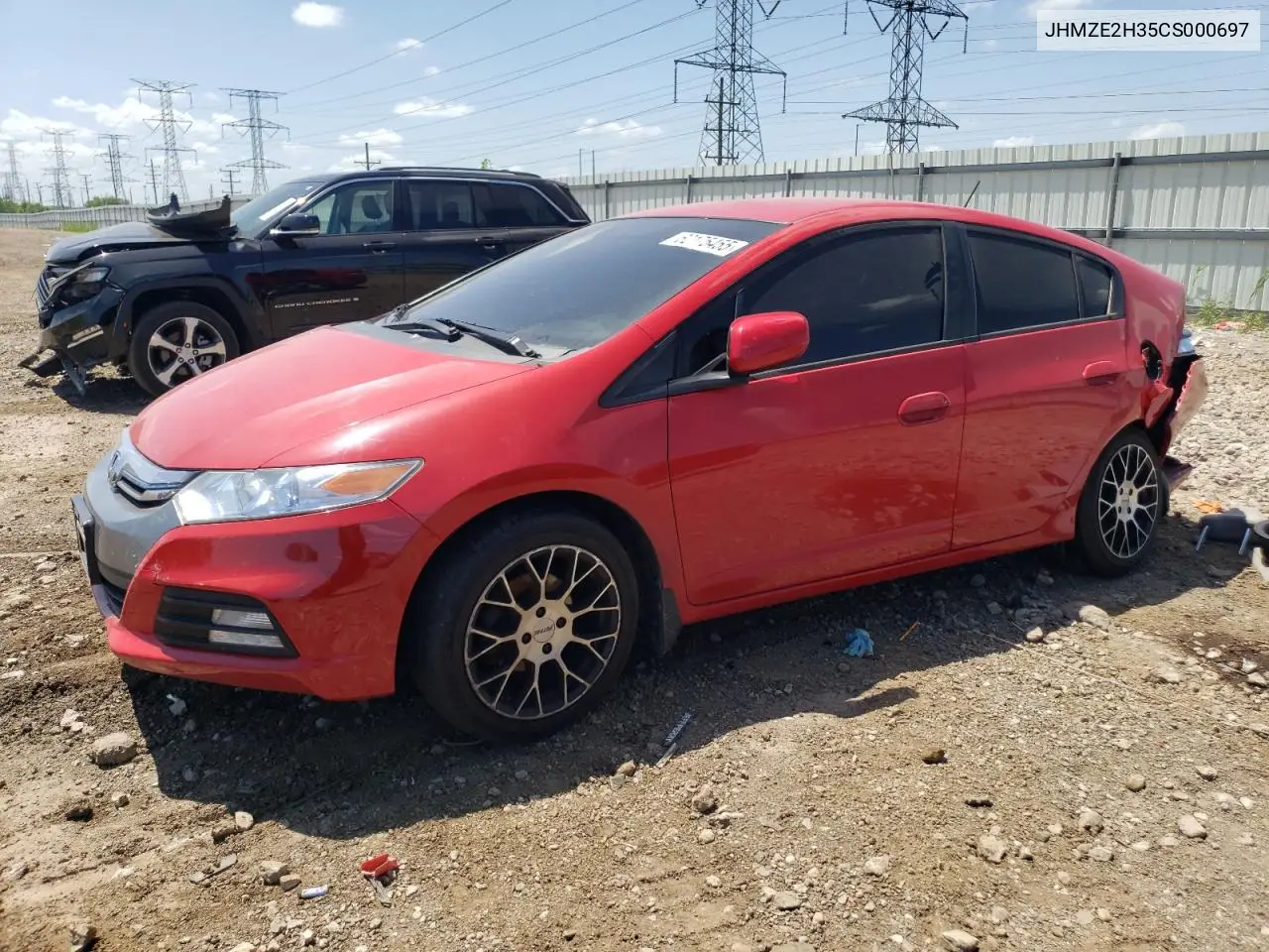 2012 Honda Insight VIN: JHMZE2H35CS000697 Lot: 62175455