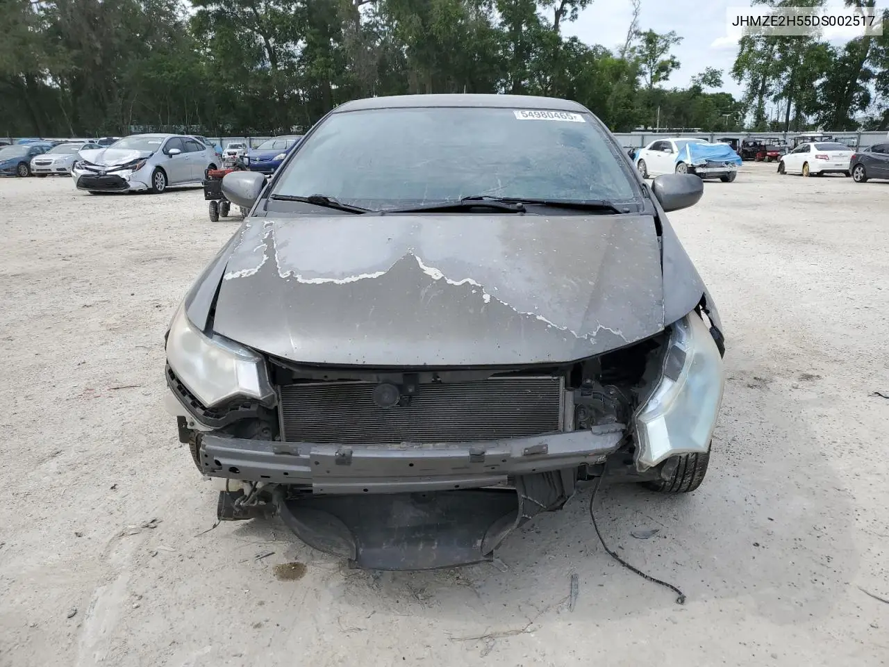2013 Honda Insight Lx VIN: JHMZE2H55DS002517 Lot: 54980465