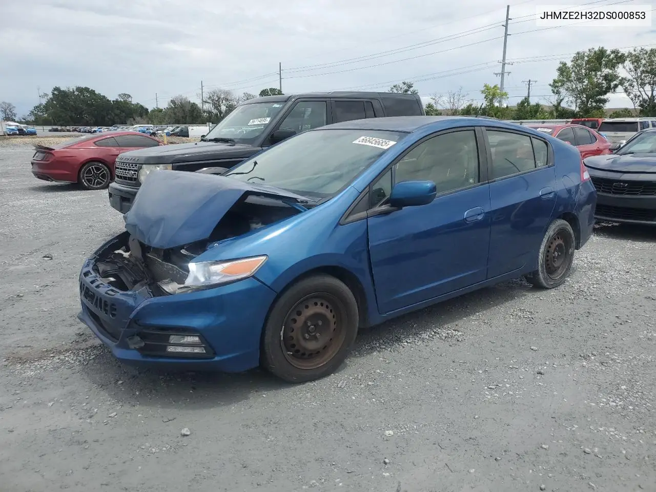 2013 Honda Insight VIN: JHMZE2H32DS000853 Lot: 56845685