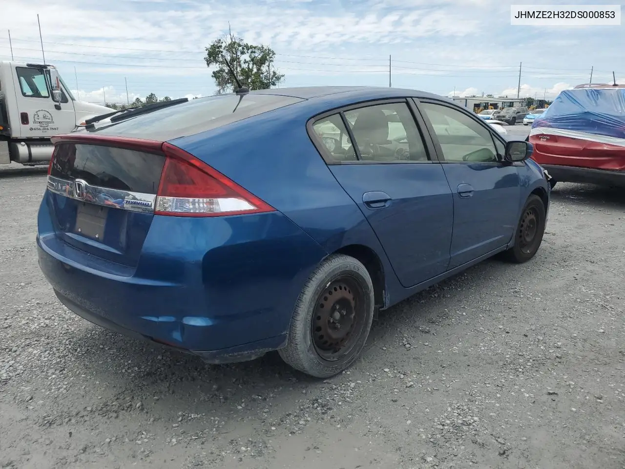 2013 Honda Insight VIN: JHMZE2H32DS000853 Lot: 56845685