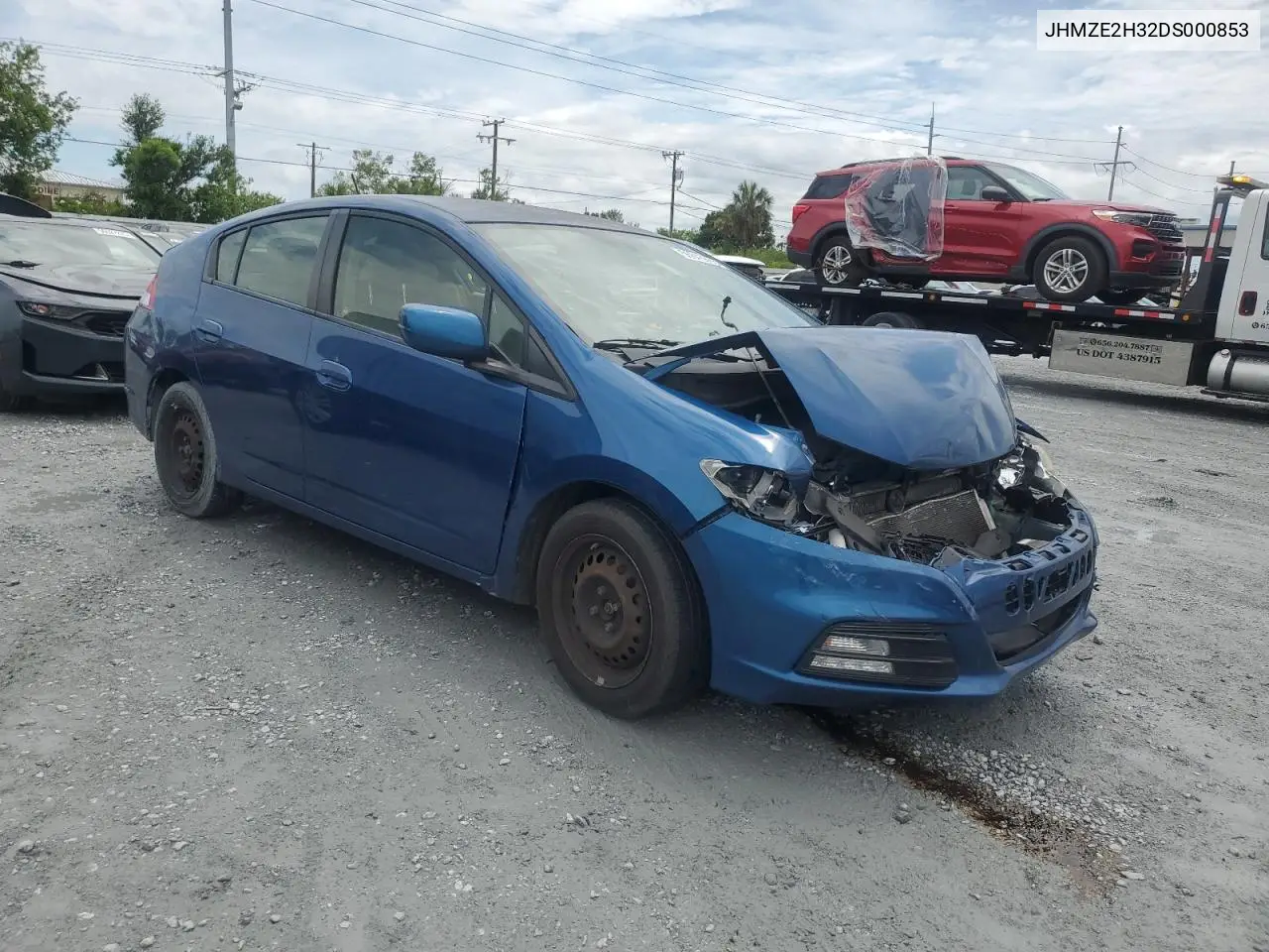 2013 Honda Insight VIN: JHMZE2H32DS000853 Lot: 56845685