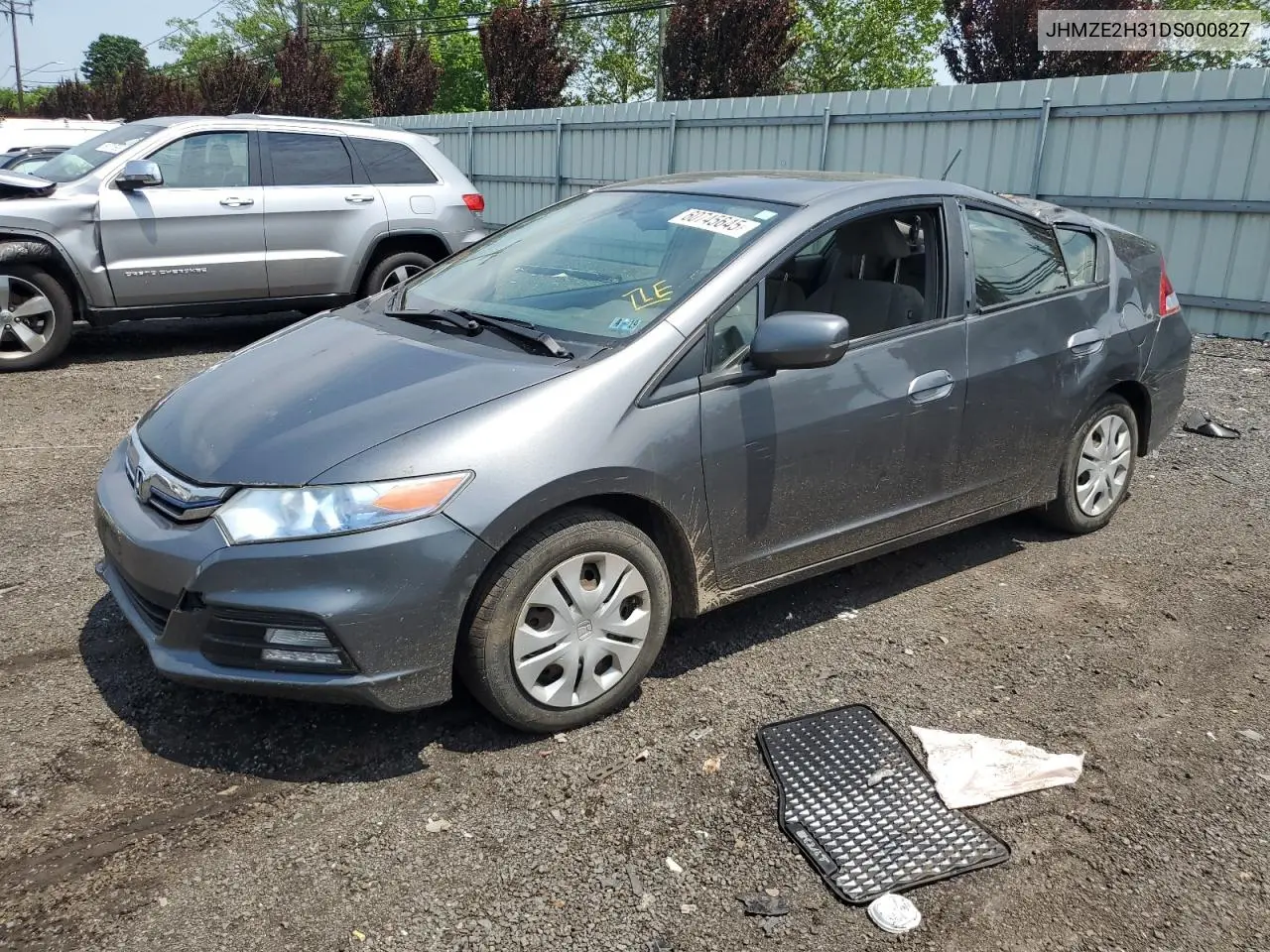 2013 Honda Insight VIN: JHMZE2H31DS000827 Lot: 60745645