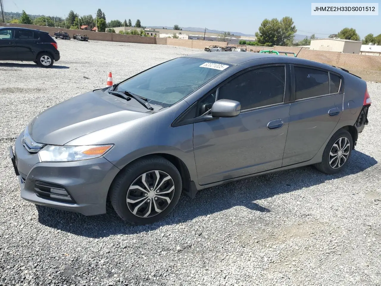 2013 Honda Insight VIN: JHMZE2H33DS001512 Lot: 62021005