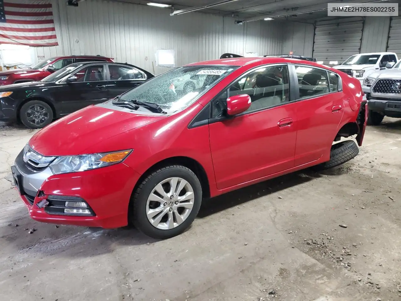 2014 Honda Insight Ex VIN: JHMZE2H78ES002255 Lot: 54956485