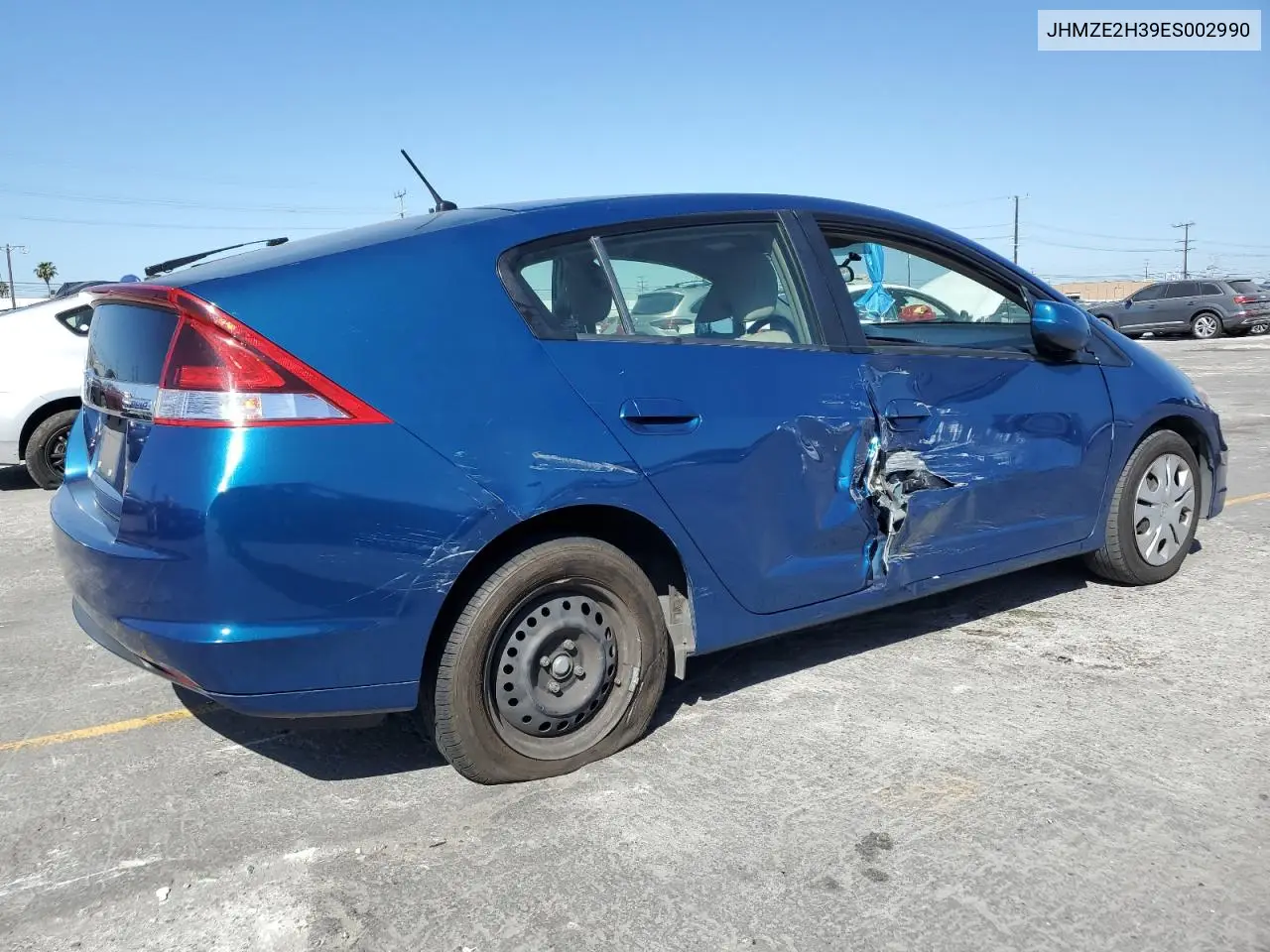 2014 Honda Insight VIN: JHMZE2H39ES002990 Lot: 57907275