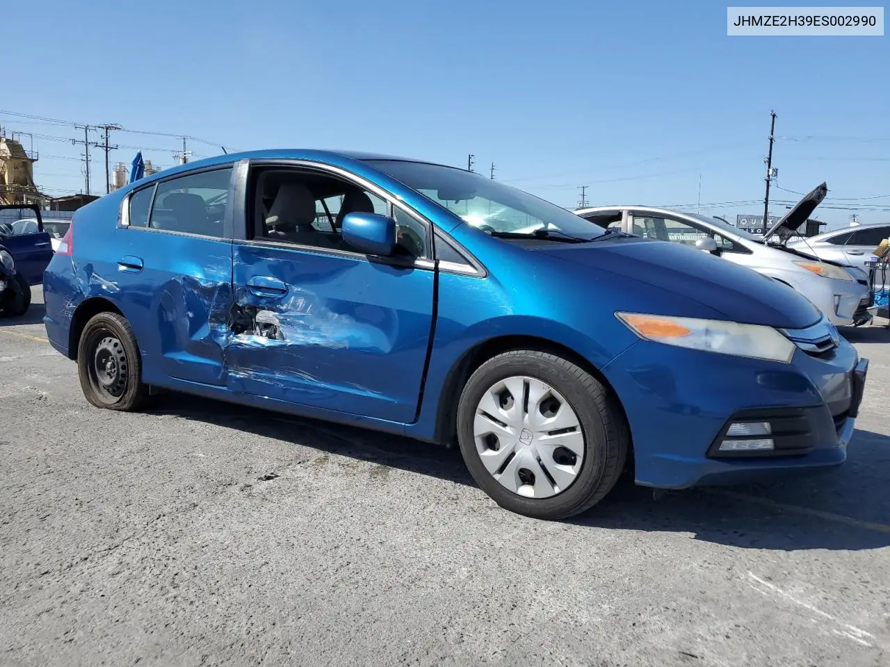 2014 Honda Insight VIN: JHMZE2H39ES002990 Lot: 57907275