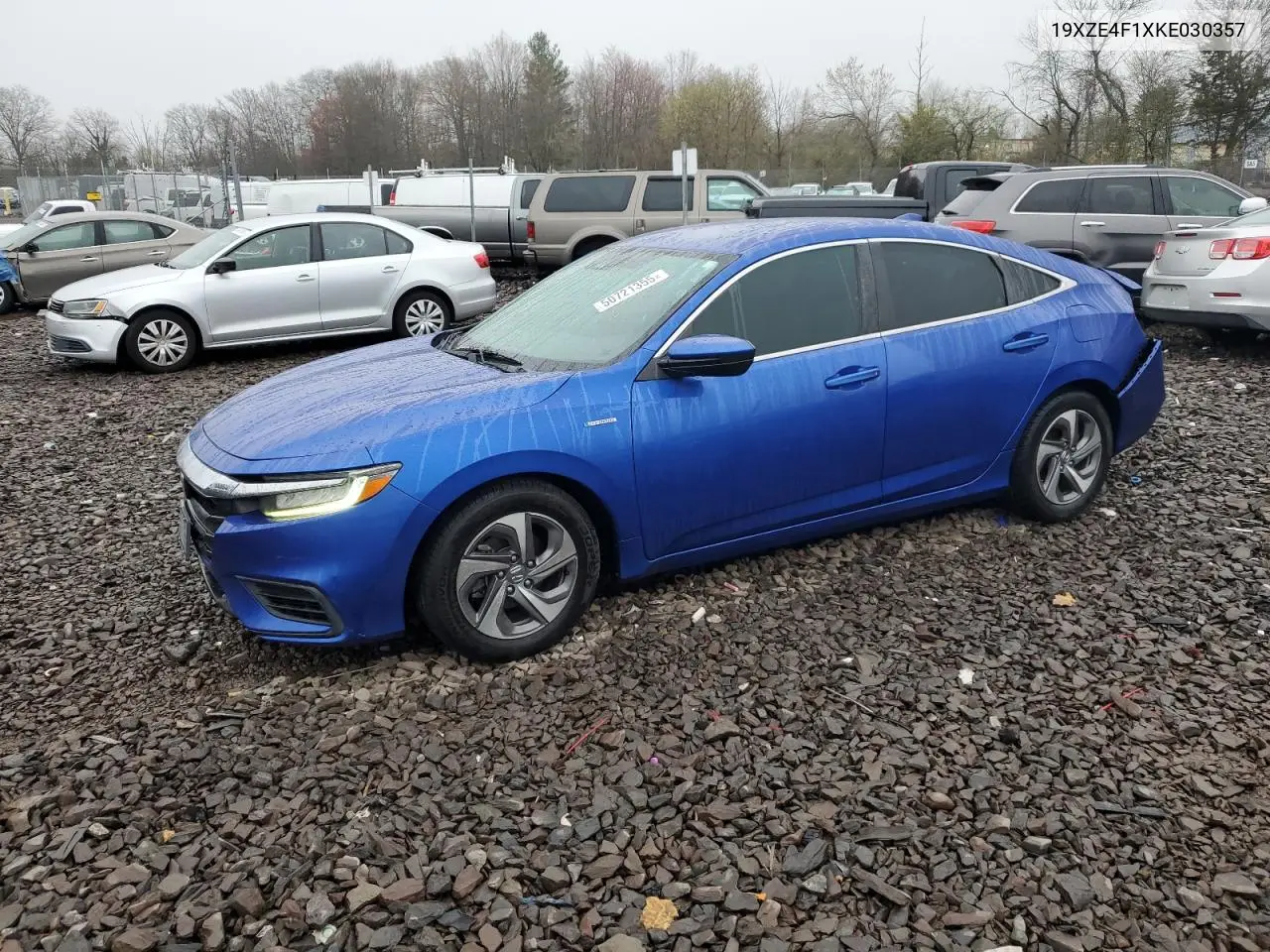 2019 Honda Insight Lx VIN: 19XZE4F1XKE030357 Lot: 50721355