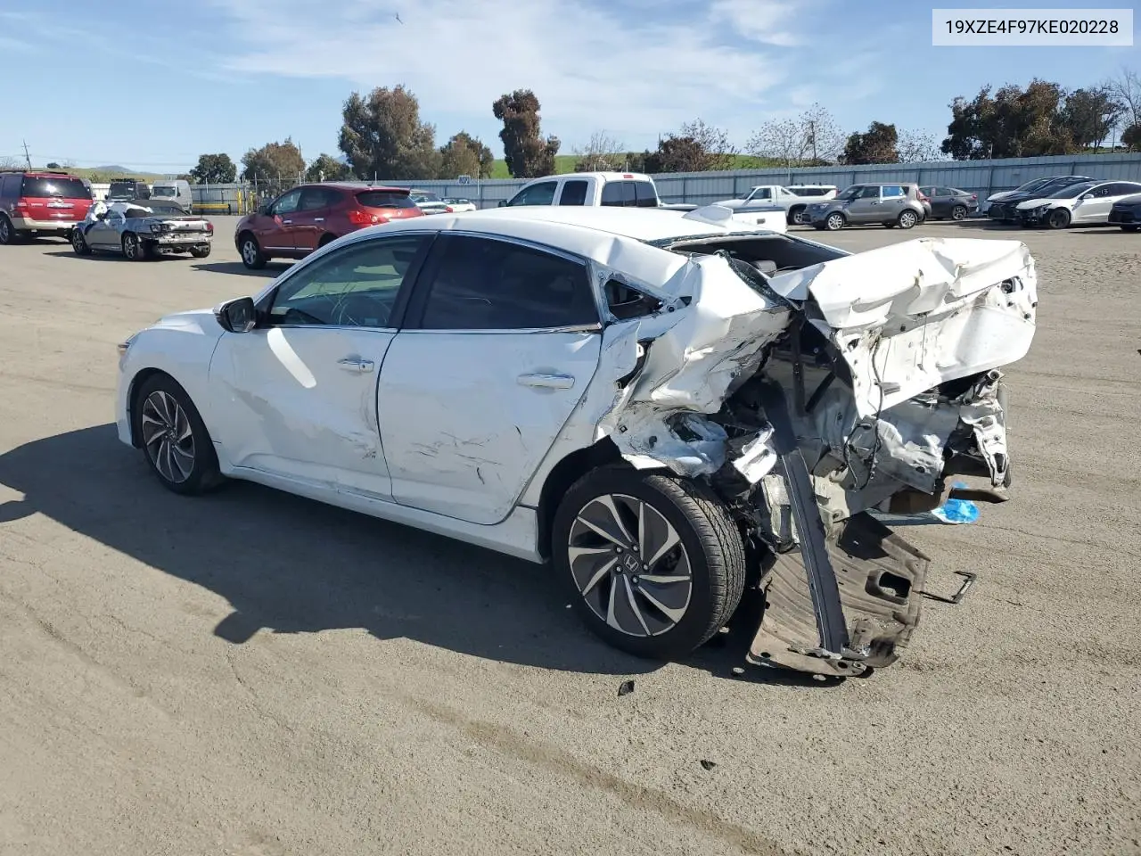 2019 Honda Insight Touring VIN: 19XZE4F97KE020228 Lot: 51865335